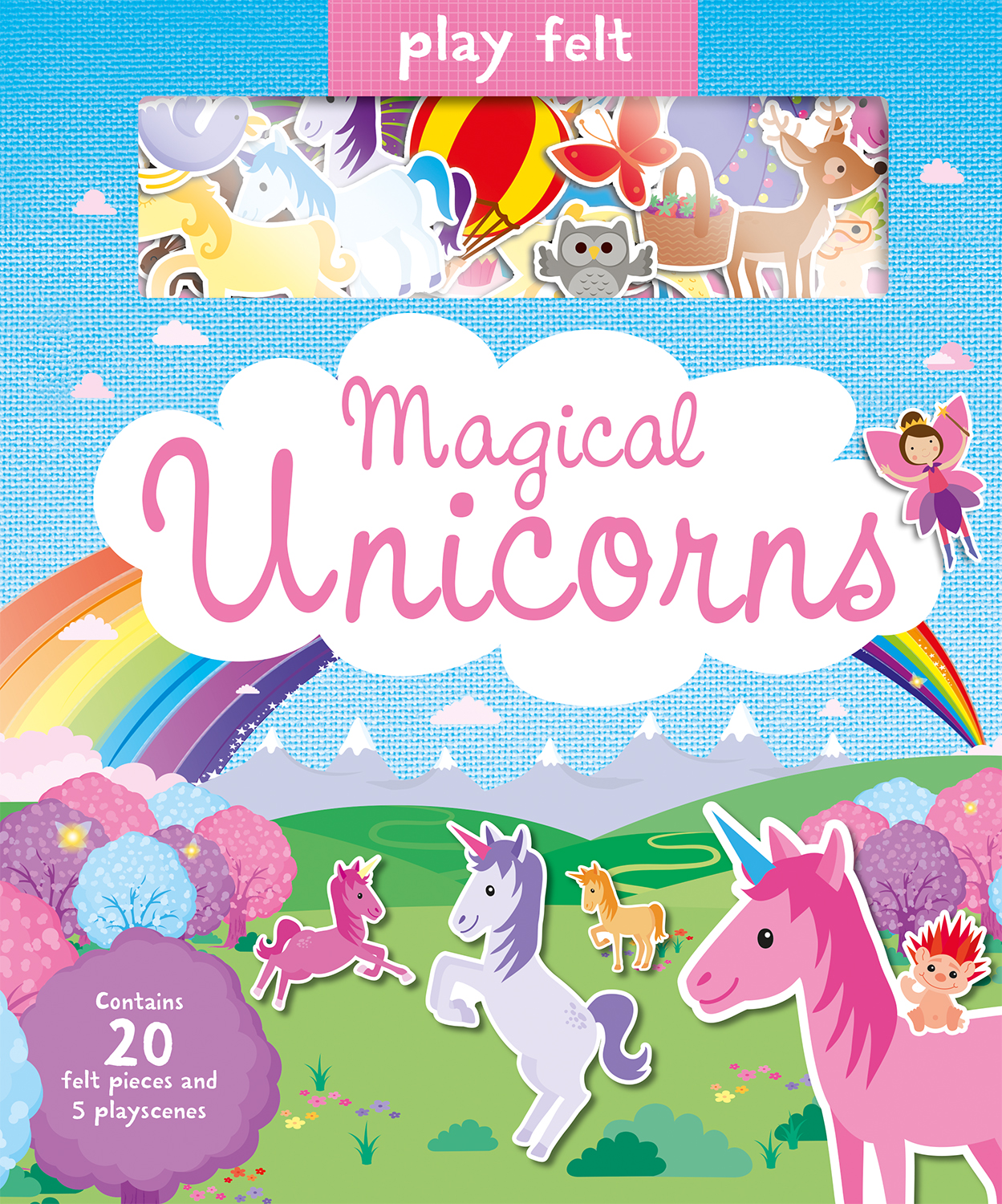 PLAY FELT MAGICAL UNICORNS - ACTIVITY BOOK