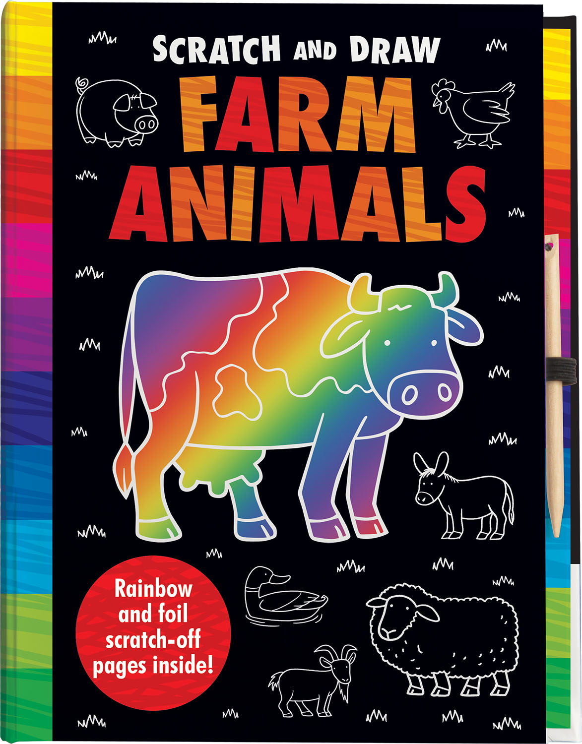 SCRATCH AND DRAW FARM ANIMALS