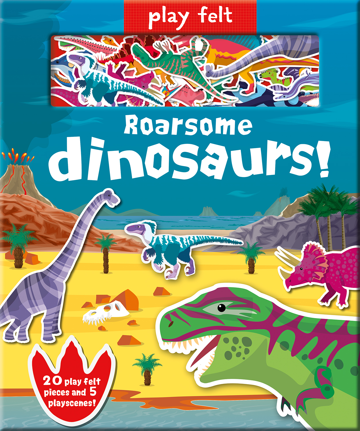 PLAY FELT ROARSOME DINOSAURS!