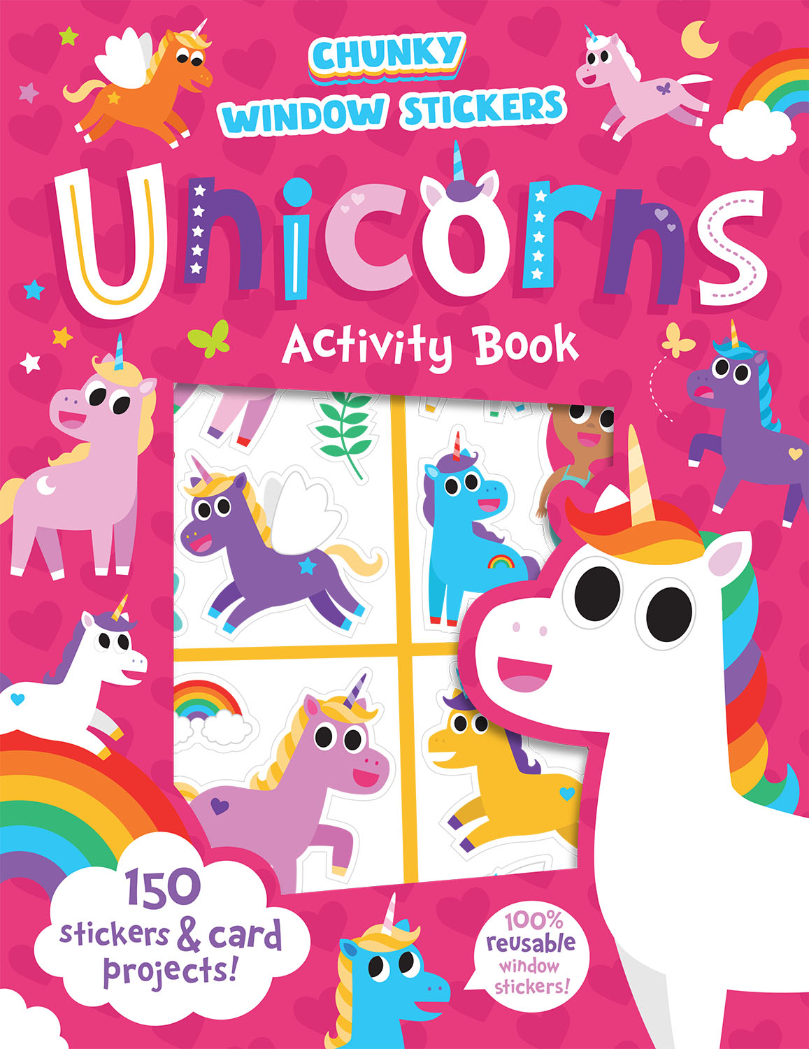 WINDOW STICKER UNICORNS