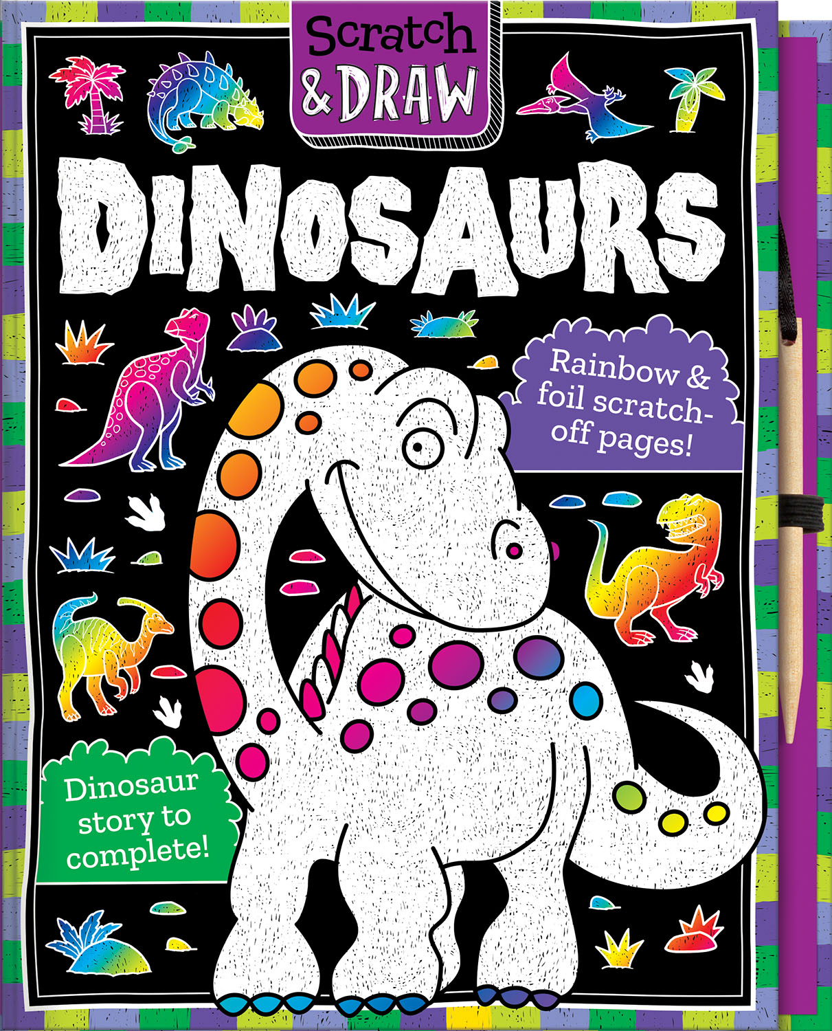 SCRATCH AND DRAW DINOSAURS