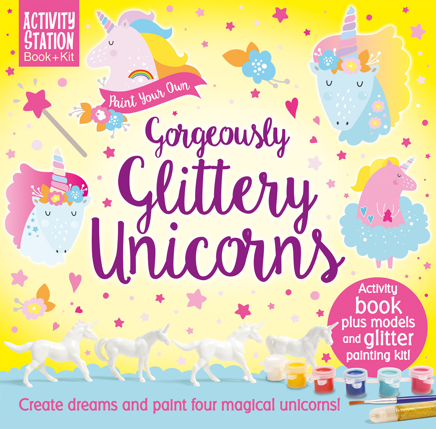 PAINT YOUR OWN GORGEOUSLY GLITTERY UNICORNS