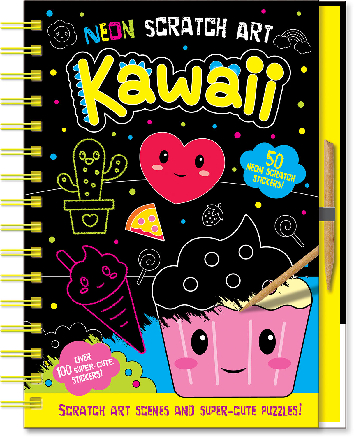 NEON SCRATCH ART KAWAII