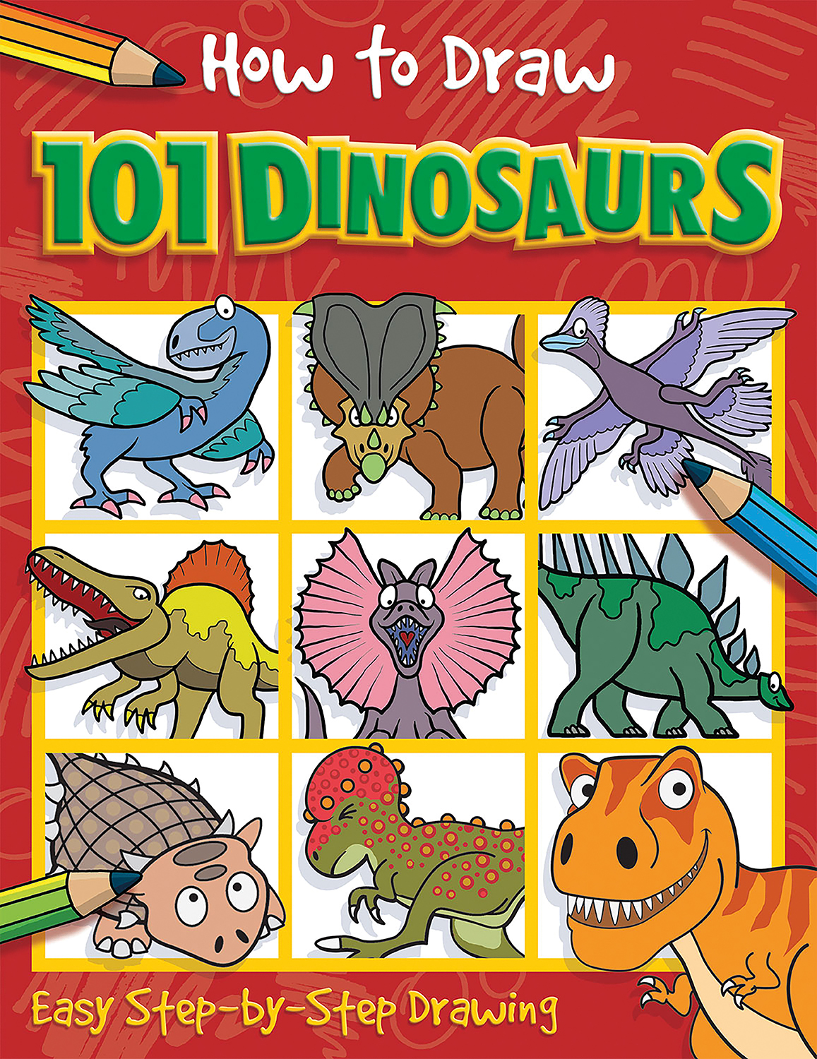 HOW TO DRAW 101 DINOSAURS - A STEP BY STEP DRAWING GUIDE FOR KIDS